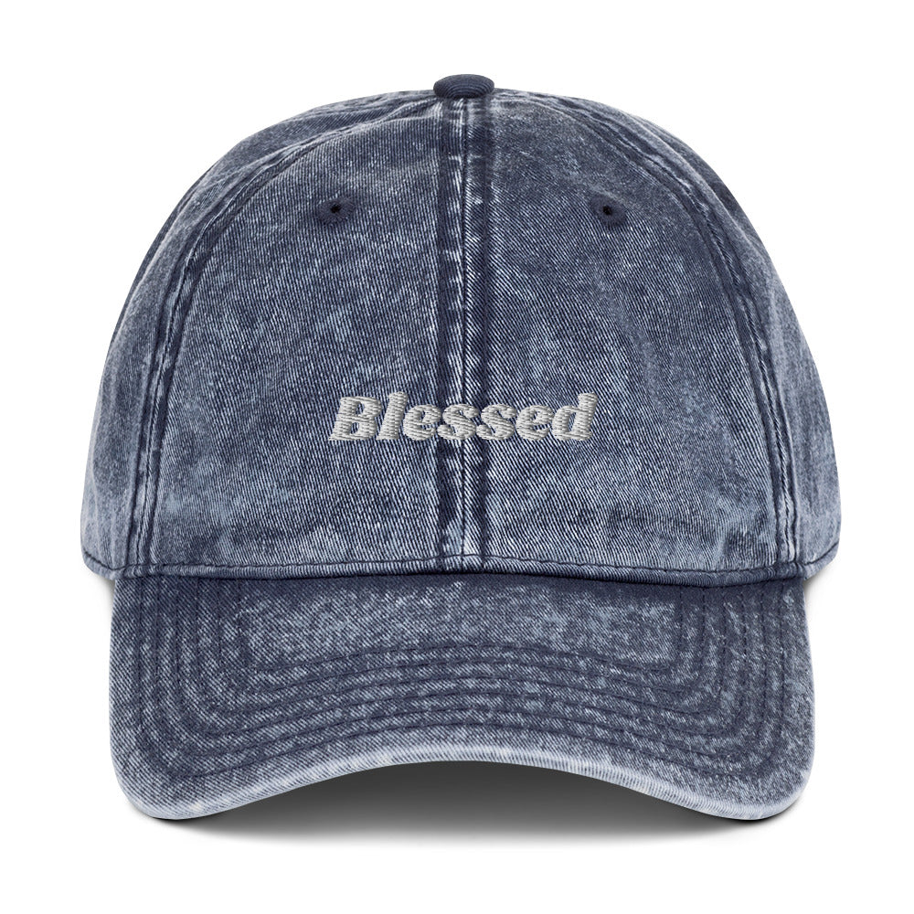 Blessed Vintage Cotton Twill Cap
