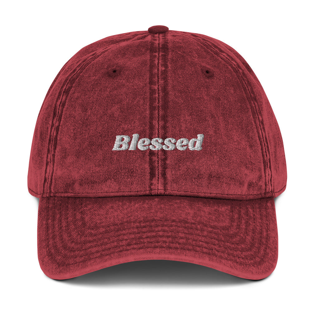 Blessed Vintage Cotton Twill Cap