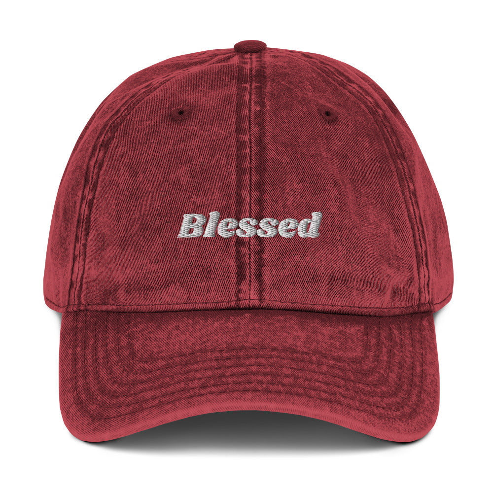 Blessed Vintage Cotton Twill Cap